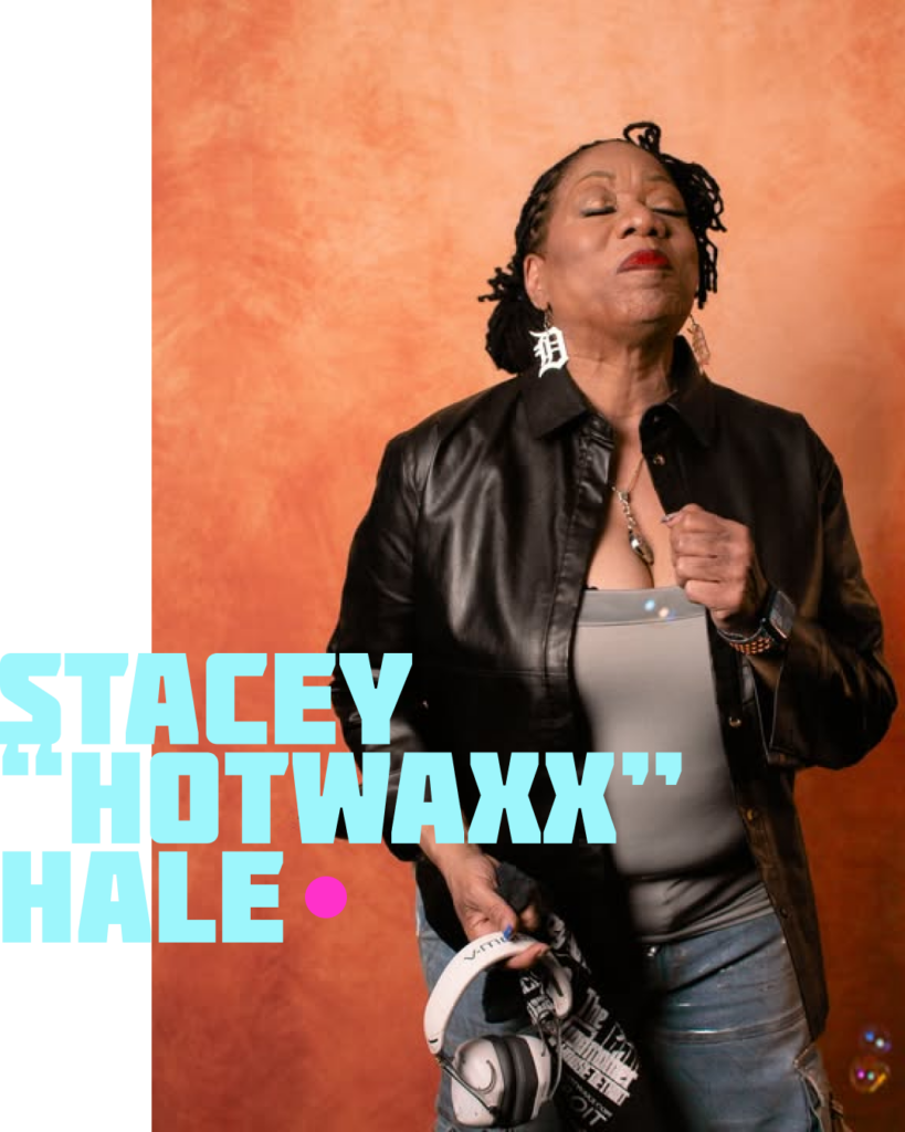 Stacey "Hotwaxx" Hale, co-headliner at Cinderellas on the Dance Floor
